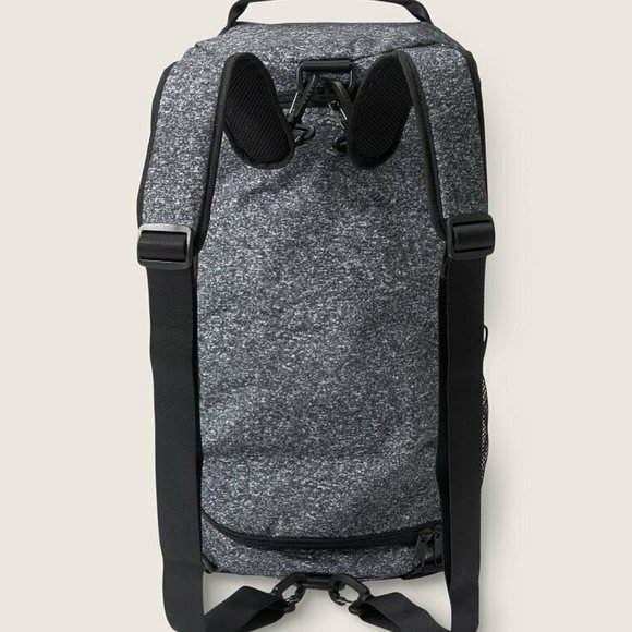 VICTORIA\'S SECRET PINK Campus Convertible Duffle Large Backpack Gray Marl Black main image 5